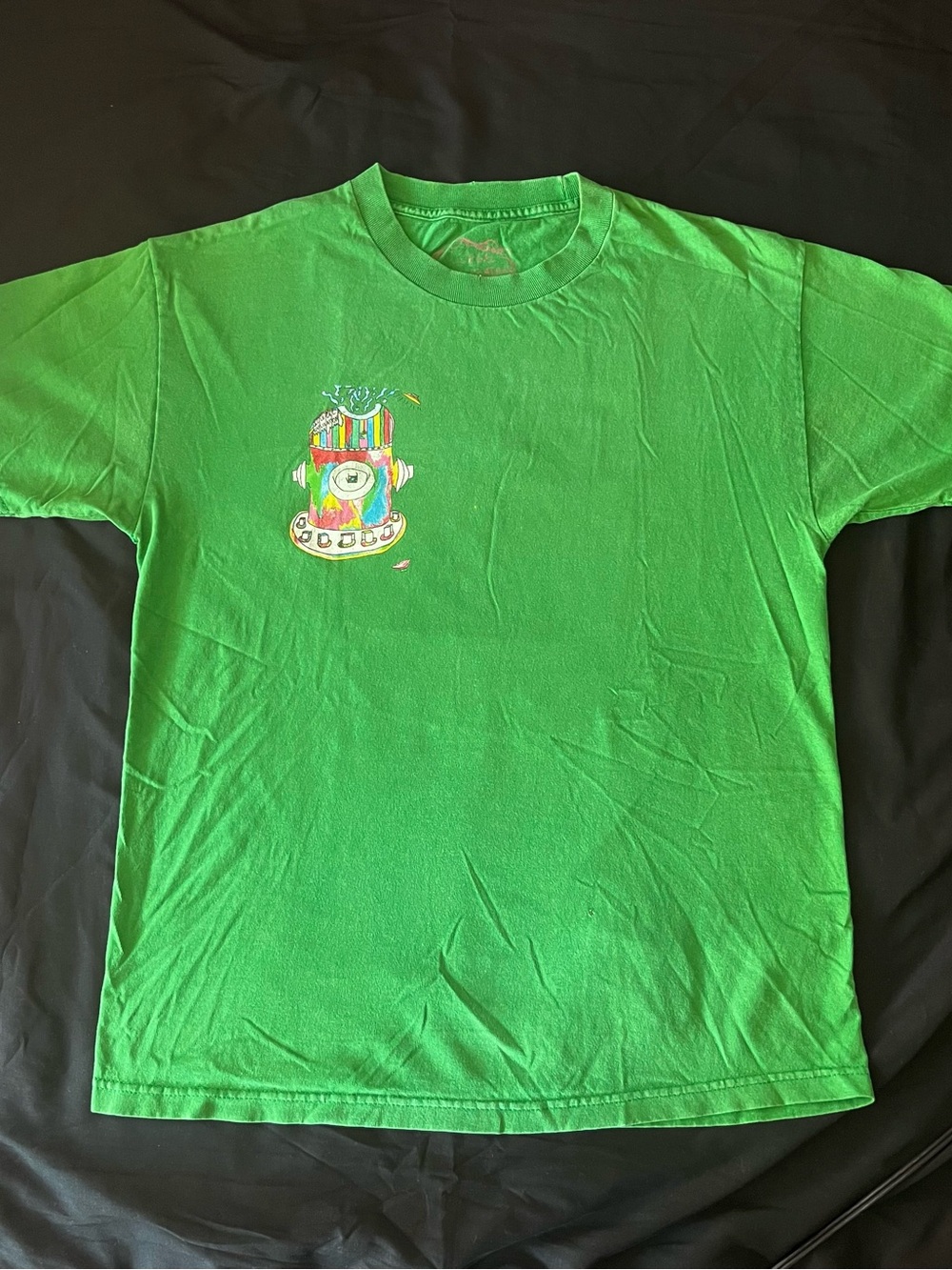 Illegal Civilization Vibrant Green Hydrant Tee Super Iconic & Rare